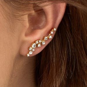 Baublebar Farah Ear Crawlers Gold Earrings